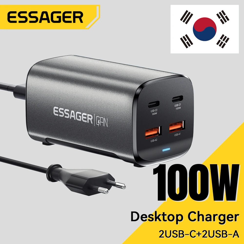 100W USB-C GAN Fast Charger | 100W GAN Charger with Quick Charge 4.0 | USB-C 100W PD Desktop Charger |  100W Multi-Port GAN Charging Adapter | High-Speed 100W USB-C Charger | 100W Fast Charging GAN Power Adapter
 | USB-C Quick Charge 4.0 GAN Charger | PD Fast Charger – 100W GAN Tech | 100W GAN USB-C Power Hub 