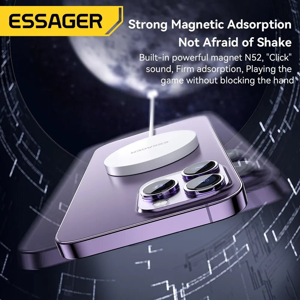 Essager 15W Magnetic Qi Wireless Charger Fast Charging for iPhone 14 13 12 Pro Max - 